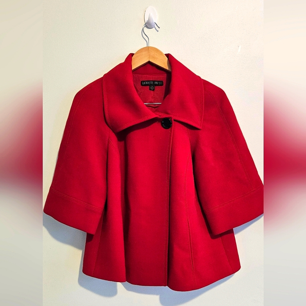 Lafayette 148 New York Women's Wool Swing Jacket